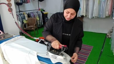 صورة “سجى مهدي  أول امرأة في البصرة تدير مشروع لكي الملابس