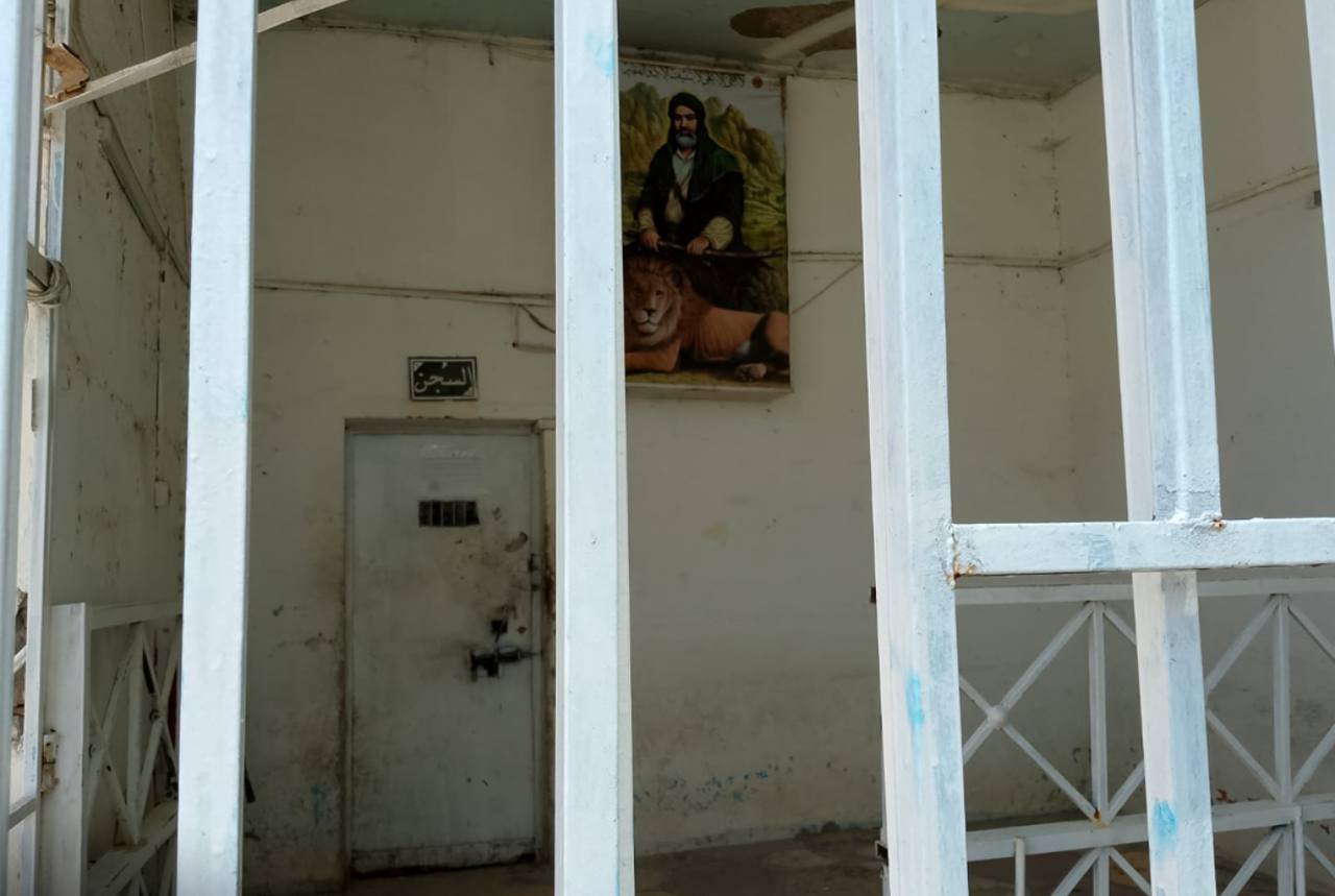 باب احد سجون التسفيرات في العراق